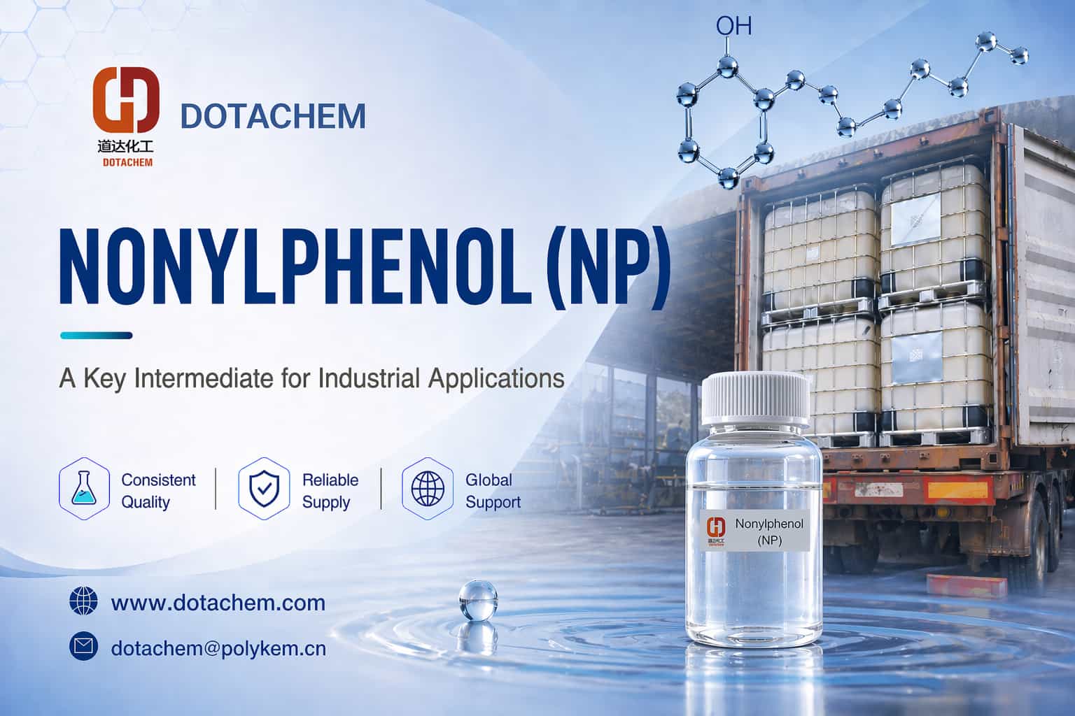 Dotachem Nonylphenol (NP): ключов междинен продукт за промишлени приложения