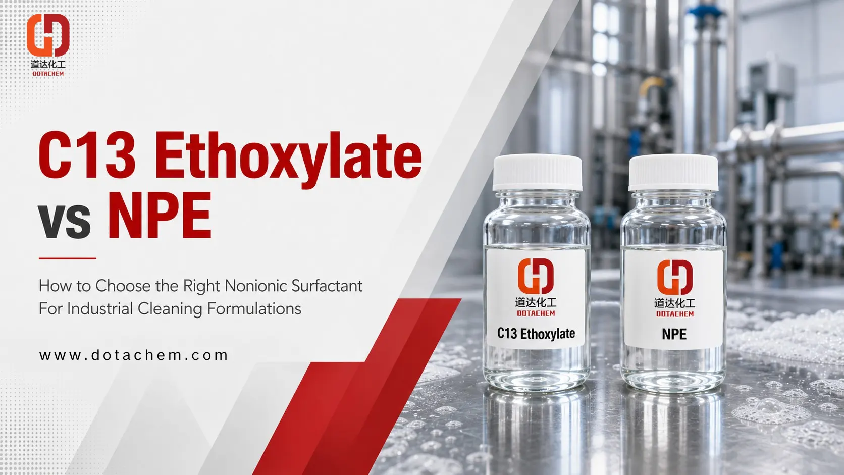 Как да избирате между алкохоли C13 Ethoxylate и NPE в промишлени почистващи препарати